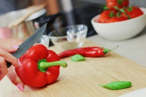 bell-pepper chopping