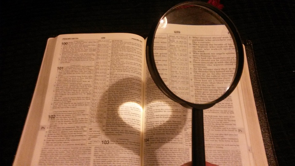 Bible with heart