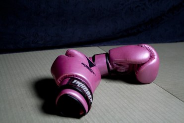 tough mom boxing gloves
