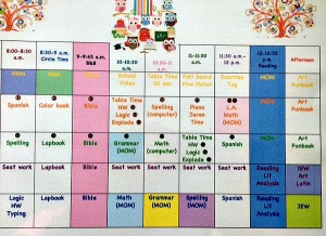 Joyfull School Schedule