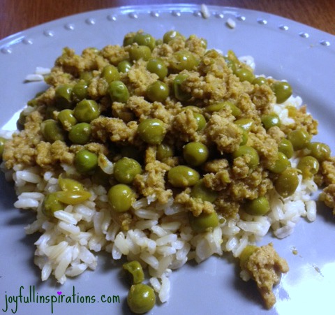 Nana’s Turkey, Peas and&nbsp;Rice